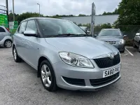 Used Skoda Fabia SE 86 HP (63 kW) 2010 Silver Hatchback