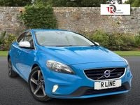Used Volvo V40 R-Design 115 HP (84 kW) 2014 Blue Hatchback
