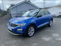 Used VW T-Roc Design 115 HP (84 kW) 2019 Blue SUV