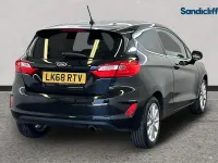 Used Ford Fiesta Titanium 125 HP (91 kW) 2018 Black Hatchback