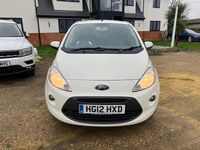 Used Ford Ka Zetec 2012 White Hatchback