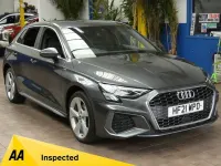 Begagnad Audi A3 Sportback e-tron S-Line 2021 Grå Halvkombi