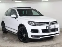 Used VW Touareg R-line 2014 White SUV