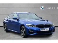 Used BMW 330e M Sport 292 HP (214 kW) 2019 Blue Sedan