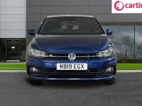 Used VW Polo R-line 116 HP (85 kW) 2019 Blue Hatchback