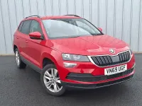 Used Skoda Karoq SE Technology 150 HP (110 kW) 2019 Red SUV