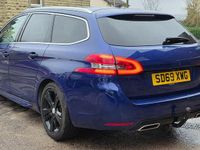 Used Peugeot 308 SW GT-line 129 HP (94 kW) 2019 Blue Estate