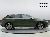 Ny Audi A3 S-Line 2025 Grön Halvkombi