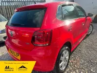 Second-hand VW Polo Match 75 CP (55 kW) 2013 Roșu Hatchback