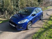 Used Ford Fiesta ST-Line X 100 HP (73 kW) 2018 Blue Hatchback