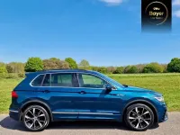 Used VW Tiguan R-line 150 HP (110 kW) 2021 Blue SUV
