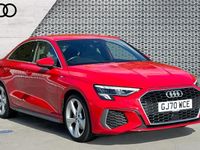 Used Audi A3 S-Line 150 HP (110 kW) 2020 Red Sedan