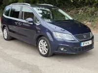 Used Seat Alhambra Ecomotive 138 HP (101 kW) 2014 Blue MPV