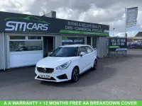 Used MG MG3 Excite 106 HP (77 kW) 2022 White Hatchback