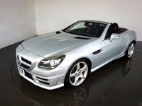 used Mercedes SLK200 SLK 1.8BLUEEFFICIENCY AMG SPORT 2d-FINISHED IN IRIDIUM SILVER WITH BLAC