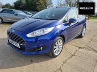 Used Ford Fiesta Titanium 100 HP (73 kW) 2017 Blue Hatchback