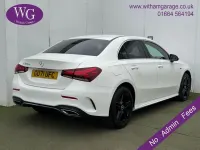 Used Mercedes A250 AMG line 2021 White Sedan