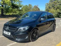 Used Mercedes B200 AMG Line Premium Plus 136 HP (100 kW) 2017 Black Hatchback