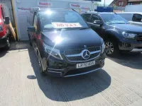 Used Mercedes V220 AMG line 163 HP (119 kW) 2020 Black MPV