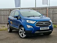 Used Ford Ecosport Titanium 2018 Blue SUV