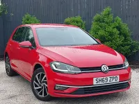Used VW Golf VII Edition 150 HP (110 kW) 2020 Red Hatchback