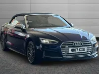 Used Audi S5 Cabriolet Design 349 HP (256 kW) 2017 Navarra blue Cabriolet