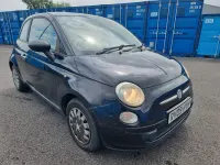 Used Fiat 500 Pop 69 HP (50 kW) 2009 Black Cabriolet