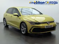 Used VW Golf VIII R-line 150 HP (110 kW) 2021 Yellow Hatchback