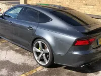 Begagnad Audi A7 Black Edition 2015 Grå Halvkombi