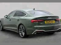 Used Audi A5 S-Line 200 HP (147 kW) 2024 Green Hatchback