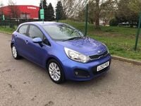 Used Kia Rio 107 HP (78 kW) 2012 Blue Hatchback