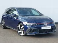 Used VW Golf VII GTI Clubsport 300 HP (220 kW) 2021 Blue Hatchback