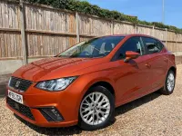 Used Seat Ibiza SE Technology 80 HP (58 kW) 2019 Orange Hatchback