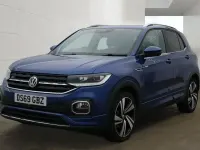 Used VW T-Cross R-line 115 HP (84 kW) 2020 Blue SUV