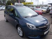 Used Vauxhall Zafira SRi 140 HP (102 kW) 2017 Blue MPV
