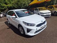 Usado Kia Ceed 136 CV (100 kW) 2019 Blanco Utilitario
