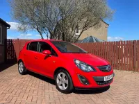 Begagnad Vauxhall Corsa 2013 Röd Halvkombi