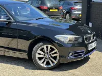 Used BMW 118 Sport Line 2015 Black Hatchback