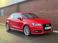 Begagnad Audi A1 S-Line 2017 Röd Halvkombi