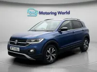 Used VW T-Cross Black Edition 95 HP (69 kW) 2023 Blue SUV