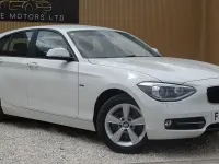 Used BMW 116 Sport Line 2014 White Hatchback