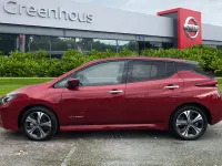 Used Nissan Leaf Tekna 110 kW (150 HP) 2019 Red Hatchback