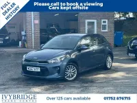 Used Kia Rio 99 HP (72 kW) 2017 Blue Hatchback