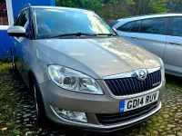 Used Skoda Fabia GreenLine 75 HP (55 kW) 2014 Beige Hatchback