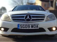Used Mercedes C220 2009 White Sedan