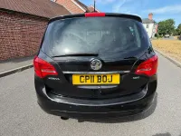 Used Vauxhall Meriva 130 HP (95 kW) 2011 Black MPV