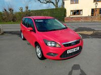Used Ford Focus Zetec 2010 Red Estate