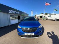 Used Vauxhall Grandland X Sport 130 HP (95 kW) 2019 Blue SUV
