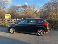 Used Ford Focus Zetec 125 HP (91 kW) 2015 Black Hatchback