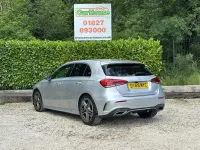 Used Mercedes A200 AMG line 163 HP (119 kW) 2020 Silver Hatchback